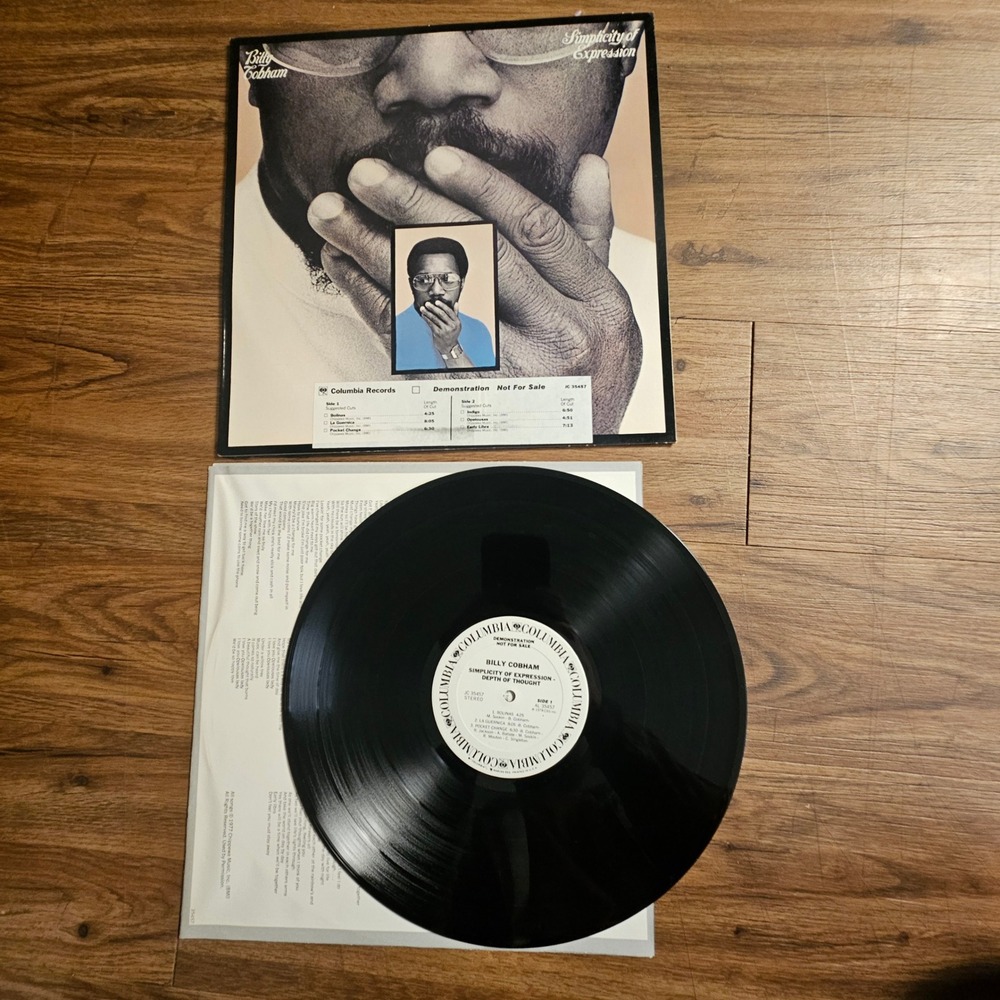 Billy Cobham – Simplicity Of Expression - Depth‎ Of Thought 1978 PROMO VG+ EX/EX